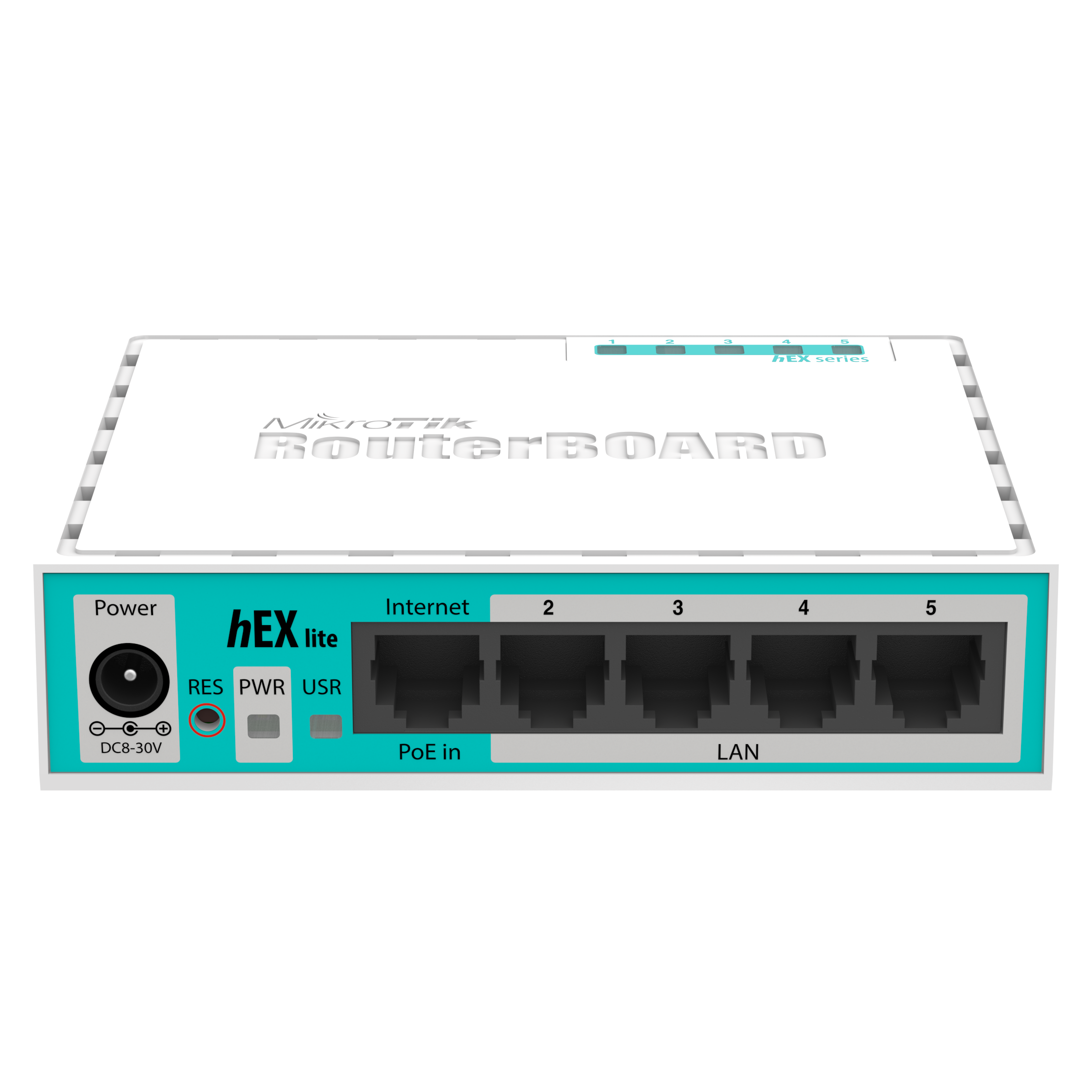 Router con 5 puertos 10/100Mbps – RB750r2 (hEX lite) Mikrotik