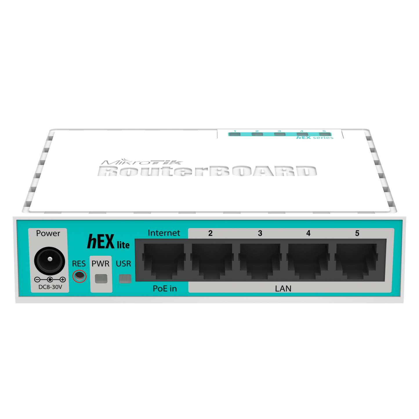 Router con 5 puertos 10/100Mbps – RB750r2 (hEX lite) Mikrotik