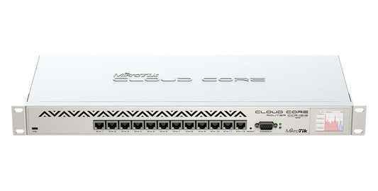 Mikrotik CCR1016-12G - Súper Router  con 12 puertos Gigabit para rack