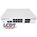 Smart Switch, 8x Gigabit LAN con PoE, 4 puertos SFP, 128 MB RAM, 400MHz CPU – CRS112-8P-4S-IN Mikrotik