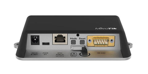 Punto de acceso inalámbrico, para exteriores, 2 ranuras SIM, módulo GPS integrado, 1 MiniPCI-e, RS232 – LtAP mini LTE kit (RB912R-2nD-LTm&R11e-LTE) MikroTik