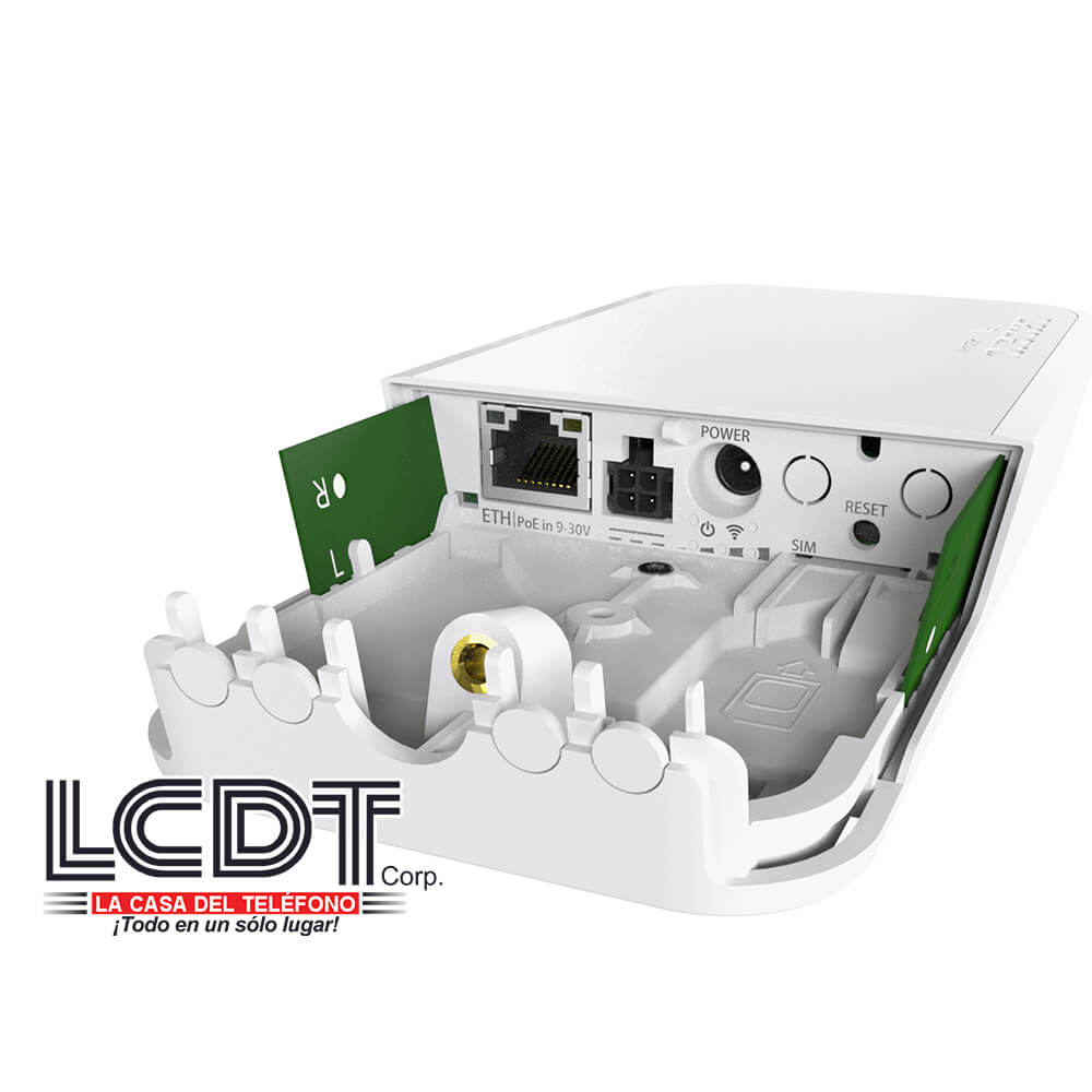 Punto de acceso inalámbrico 2.4Ghz, ranura MiniPCI-e, para exteriores  – wAP R (RbwAPR-2nD) MikroTik
