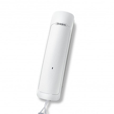 Teléfono Uniden CE8102 de pared en color blanco con teclas grandes
