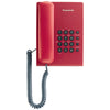 Teléfono análogo Panasonic KX-TS500 en color rojo