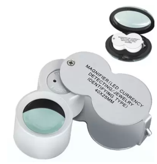 Lupa de bolsillo para joyero con zoom de 40x – 9888