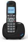 Teléfono inalámbrico en color negro con amplificador de voz y teclas grandes – AT4104BK Uniden