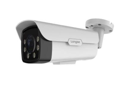Cámara bala HD Full Color 4 en 1, calidad 2MP/5MP, lente fijo de 3.6mm, IP67, soporta blancos cálidos 4000K – BMLAHTC200FEHW Longse