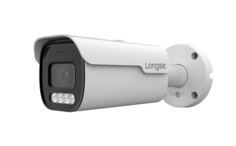 Cámara bala HD Full Color 4 en 1, calidad 2MP/5MP, lente fijo de 2.8mm, IP67, soporta blancos cálidos 4000K – BMMBHTC200FEHW Longse