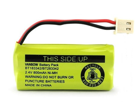 Batería recargable para teléfono inalámbrico, 2.4V 800mAh – BT183342