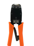 Pinza de crimpeo con trinquete, para conectores RJ45, RJ12, RJ11 – CV-RJTL006 HT-500