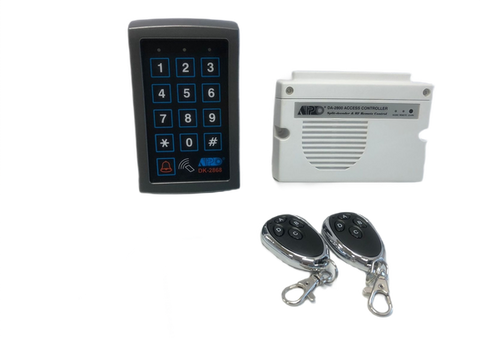 Kit para control de acceso: Teclado DK-2868 + Controlador de acceso DA-2800 + llaveros de proximidad