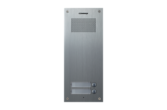 Botonera para edificio con 2 botones, conexión a botonera de ampliación - Commax DR-2UM(L)