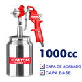 Pistola spray de aire 1000CC boquilla de 1.5mm EMTOP EASG10001