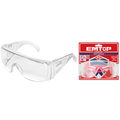 Gafas de seguridad con protección lateral, transparente - EMTOP ESGG0201