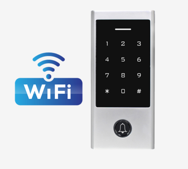 Control de acceso por RFID, contraseña y por WIFI, posee teclado táctil, es waterproof y antivandálico, funciona como lector Wiegand y posee función de esclusa – Secukey H1-WIFI