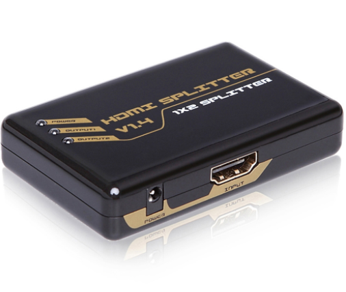 Distribuidor HDMI de alta velocidad 1 entrada 2 salidas, hasta 10.2 Gbps