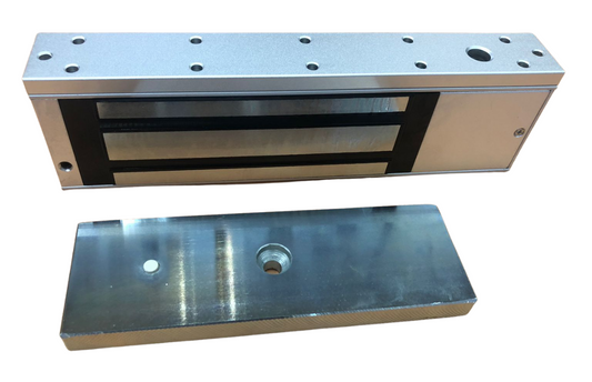 Cerradura magnética, fuerza de retención de 1200lbs, indicador LED, contactos NO/NC/COM, para puerta individual, 12 ó 24V – JS-500S Junson