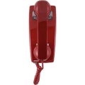 Teléfono de pared CIEGO en color rojo Viking K-1500P-W