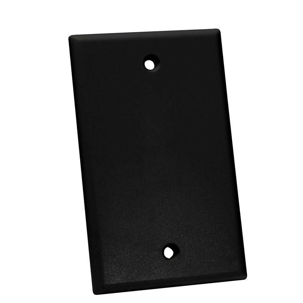 Tapa lisa de pared en color negro - Quest NFP-1001