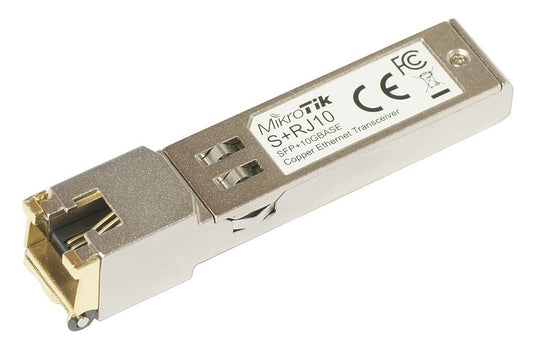 Módulo SFP+ con puerto RJ45, velocidades de hasta 10Gbps – S+RJ10 Mikrotik