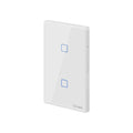 Interruptor inteligente de pared controlado por Wi-Fi, 2 pulsadores táctiles – T0US2C Sonoff Serie TX