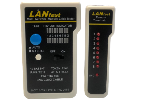 Probador de cable de red ( LAN TESTER ) - TNTC08