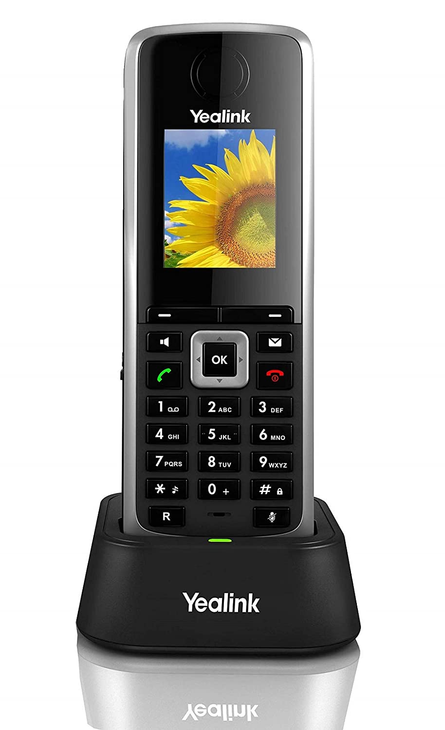 Teléfono IP DECT inalámbrico W52H, audio en HD.  Para registrarse en estación base del W52P, W60P