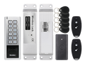 Kit de acceso inalámbrico: Teclado waterproof + Cerradura 500Kg + Botón de salida + Transmisores + Llaveros – Secukey WS2-K