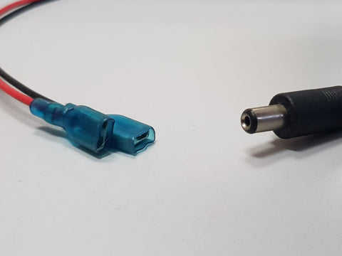 Cable con plug DC a terminales faston hembra aislado – CV-PL011