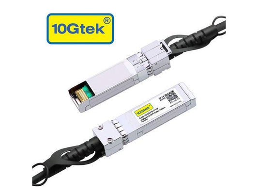 Cable SFP+ ethernet Twinax de 10-Gigabit de 0.5M de largo – CAB-10GSFP-P0.5M 10Gtek