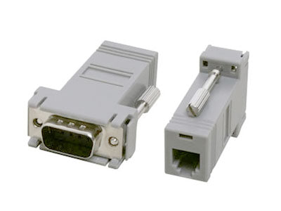 adaptador db9 hembra a rj45 quest nma-8209 gris serial consola panama