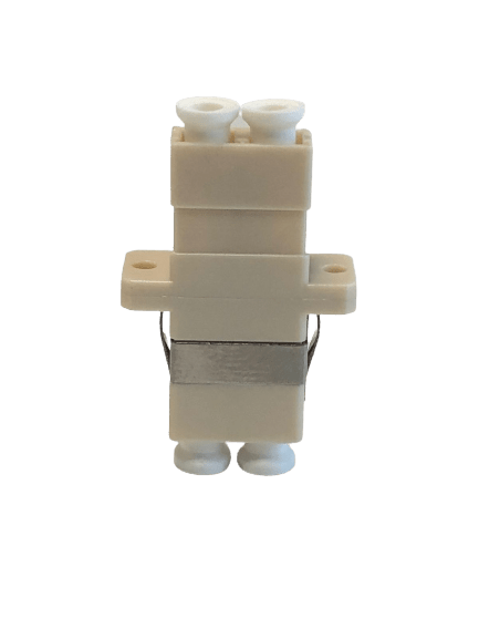 Adaptador de fibra óptica dúplex LC/UPC multimodo - LCDT FALC2M - LA CASA DEL TELEFONO