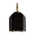Adaptador en Y enchapado en oro; conectores estéreo 3.5mm