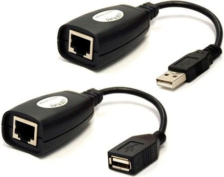 Adaptador para extender USB por cable de red RJ45 – USBRJ45 - LA CASA DEL TELEFONO