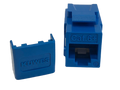 Keystone Jack modular CAT6+ azul súper delgado – Kuwes AKL-28-2621-13D/BL
