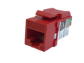 Keystone Jack modular CAT6+ rojo súper delgado – Kuwes AKL-28-2621-13D/RD