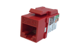 Keystone Jack modular CAT6+ rojo súper delgado – Kuwes AKL-28-2621-13D/RD