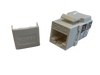 Keystone Jack modular CAT6+ blanco súper delgado - Kuwes AKL-28-2621-13D/WH
