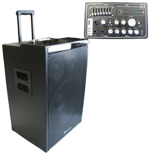 Amplificador portátil HP-E15P de 15 pulgadas - LA CASA DEL TELEFONO