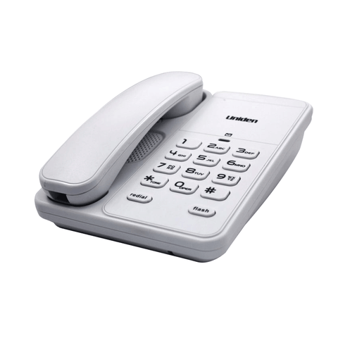 Uniden AS7202 - Teléfono sencillo blanco