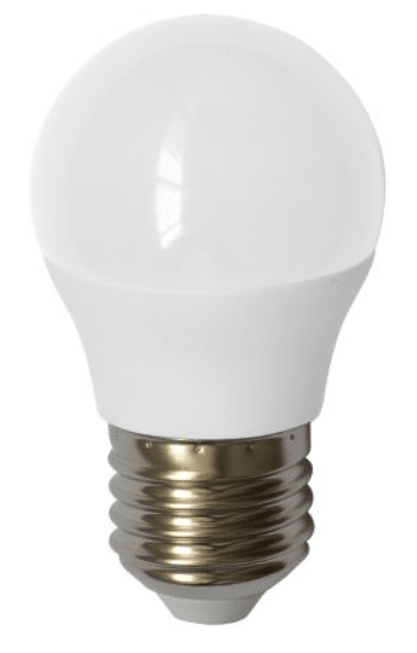 Bombillo LED de 5 watts G45, Luz amarilla, 90-140V, con regulador de intensidad – TekLed 527-013162 - LA CASA DEL TELEFONO