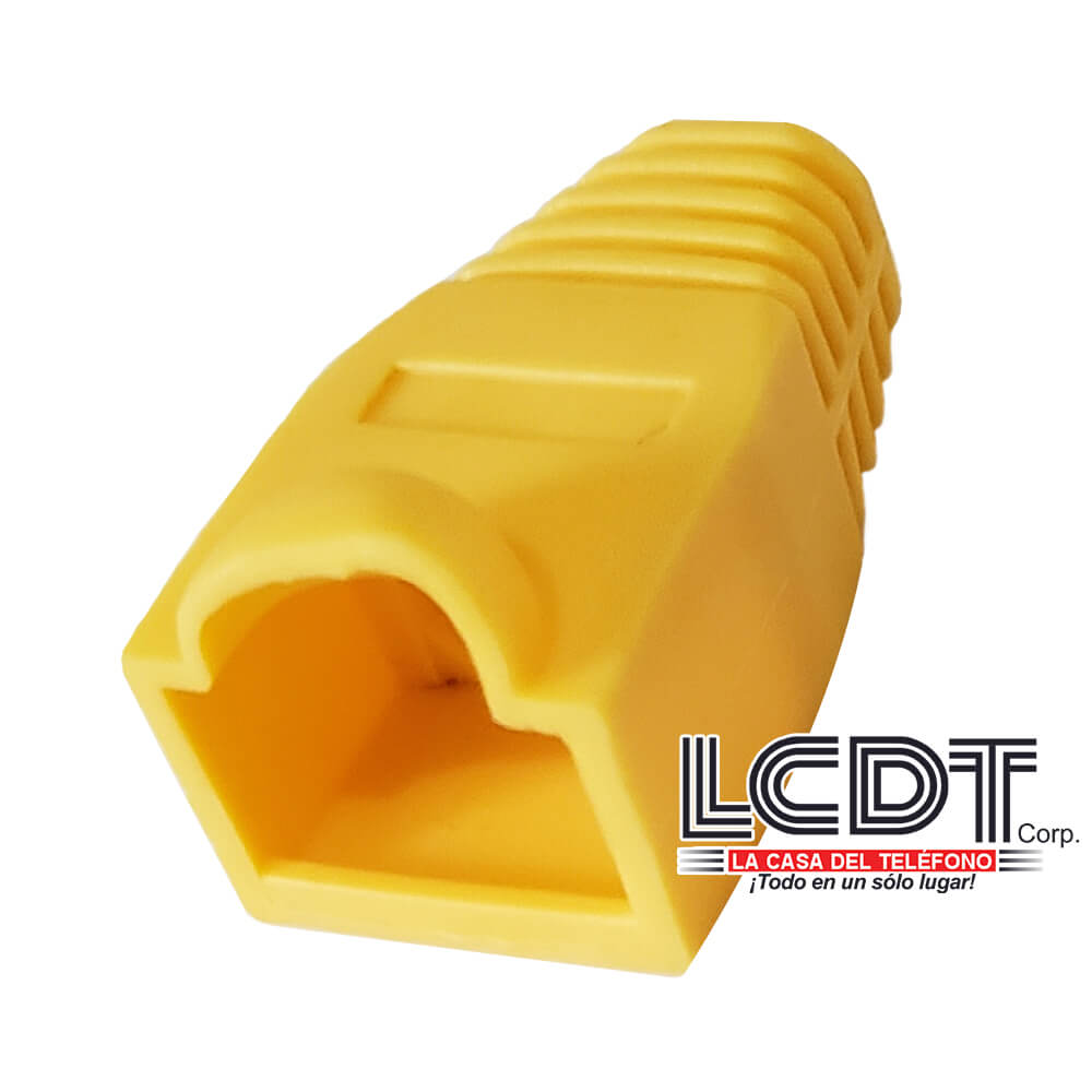 Bota Amarilla para conector RJ45 – LCDT NB-Y - LA CASA DEL TELEFONO