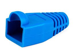 Bota azul para conector de red RJ45 - LCDT NB-BL - LA CASA DEL TELEFONO