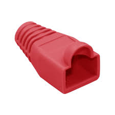 Bota roja para conector RJ-45 - LCDT NB-R - LA CASA DEL TELEFONO