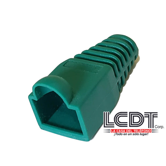 Bota Verde para conector RJ45 – LCDT NB-GR - LA CASA DEL TELEFONO
