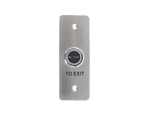Botón de salida delgado NO TOUCH, IP65, empotrable en marco – XBUTTON 6 - LA CASA DEL TELEFONO
