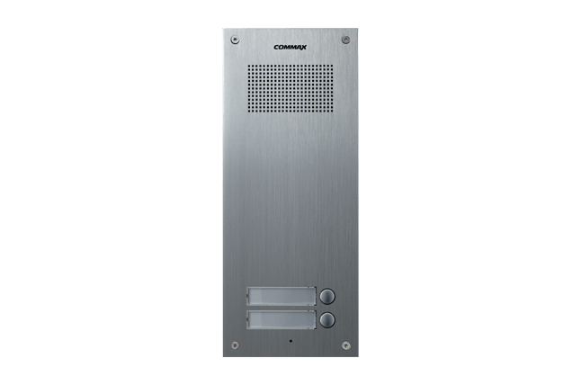 Botonera para edificio con 2 botones, conexión a botonera de ampliación - Commax DR-2UM(L) - LA CASA DEL TELEFONO