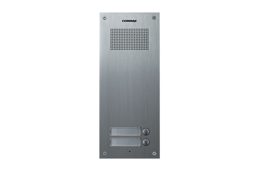 Botonera para edificio con 2 botones, conexión a botonera de ampliación - Commax DR-2UM(L) - LA CASA DEL TELEFONO