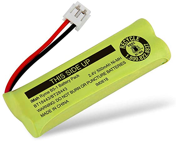 Batería recargable para teléfono inalámbrico, 2.4V 500mAh – BT18443