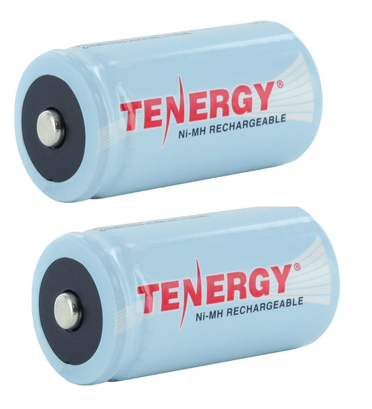 Paquete con 2 baterías recargables Ni-Mh tamaño C de 5000mAh